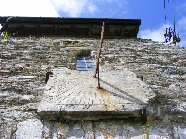 Sundial on St Ishmaels Church Tower