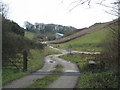 Track to the quarry by Shapwick Grange farm