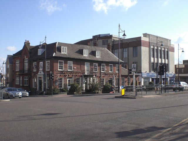 George pub and Odeon cinema south Woodford