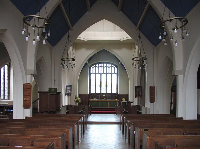 St Edmund, Larkswood Road, Chingford,... © John Salmon cc-by-sa\/2.0 ...