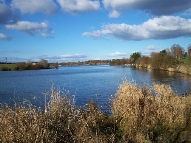 View of the Craigavon Lakes in the City Park