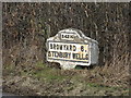 French-style Milestone On The B4214