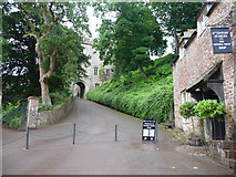 SS9943 : National Trust shop, and gateway - Dunster Castle by Phil Champion