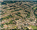 Aerial view of Benfleet High Rd at the Kents Hill junction