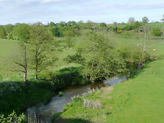 The River Weaver near Audlem, Cheshire © Roger Kidd cc-by-sa/2.0 ...