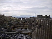 NT4377 : Coastal defences at Ferny Ness by Gordon Brown