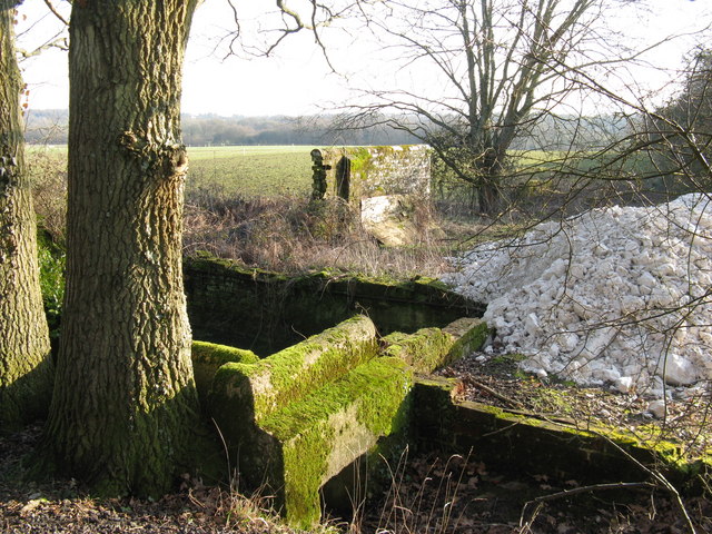 Ruins of Old Barn near Lashmar Wood © Dave Spicer :: Geograph Britain ...