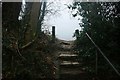 Footpath off Town Hill, up the steps