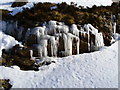NN5628 : Ice fall in Glen Ogle by Eleanor Miller