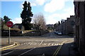 The Vennel, Forfar at its junction with St. James Road and Lour Road