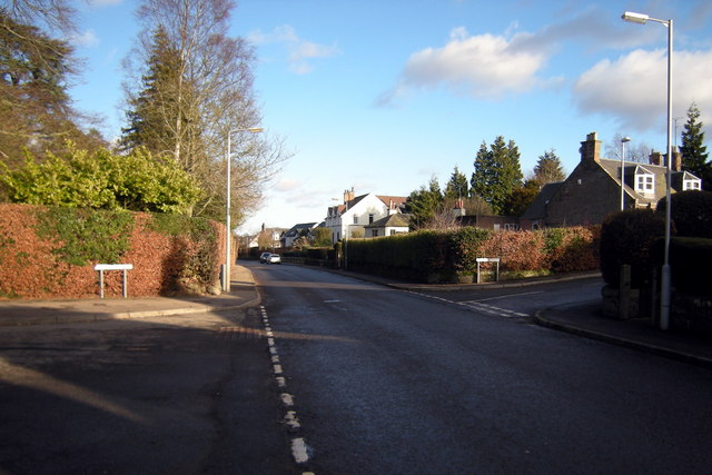Latch Road, Brechin at its junction with Latch Gardens and Pearse Street