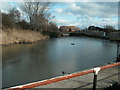 Site of swing railway bridge on Sankey Canal