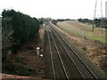 Warrington to Chester railway at Moore Lane