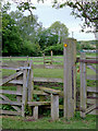 Stile and public footpath, Stoneley Green, Cheshire