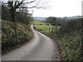 Road drops to Branscombe