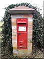 Victorian post box at Black Hill crossroads