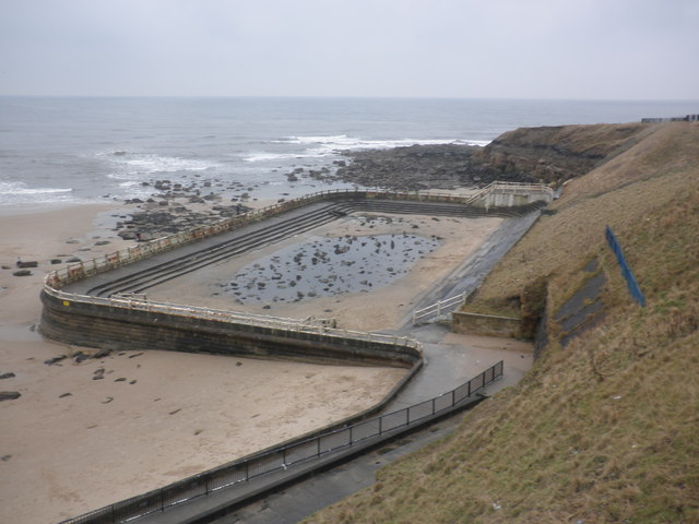 Former open-air swimming pool, Tynemouth