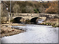 SD7916 : River Irwell; Ramsbottom Bridge by David Dixon