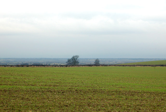 Looking west  from Flecknoe to the Leam valley