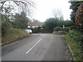 Approaching a bend in Old Kiln Lane