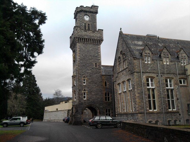 Clock tower  at Fort Augustus Abbey