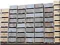 Stack of apple bins, Kingstone