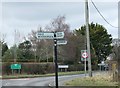 Sign post at North Charford