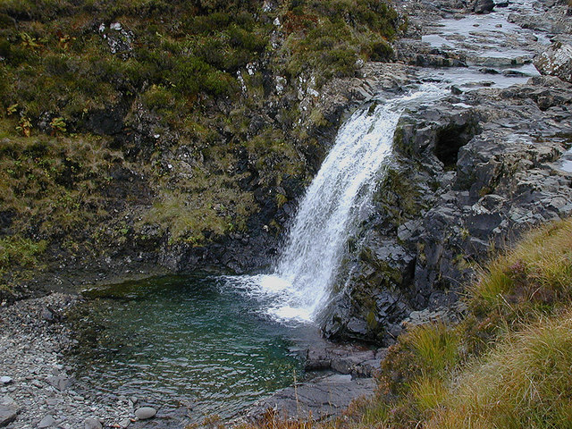 Waterfall on the Allt Dearg Mòr