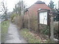 Parish notice board on Main Road at Kingsley