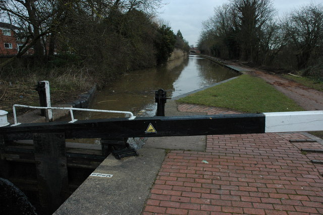 Lock 6 on the Worcester and Birmingham Canal