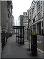 TQ3381 : Bus shelter in Leadenhall Street by Basher Eyre