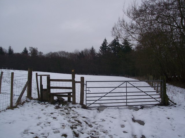 Stile and Gate on High Weald landscape Trail near Dingleden Farm