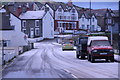 Clarach Road, Borth - a VERY cold morning.