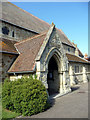 St Saviour on the Cliff, Shanklin, Isle of Wight - west door