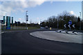 Roundabout at Priors Green