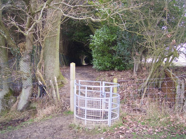 Kissing gate near Great Maytham
