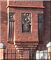 Brickwork feature on the old Cheshire Constabulary building in Winsford