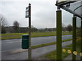 Bus Stop at Hayfield Close, and play area