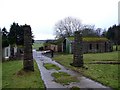 Gateposts and Huts at Stuartfield POW Camp