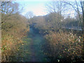 Public footpath near the motorway