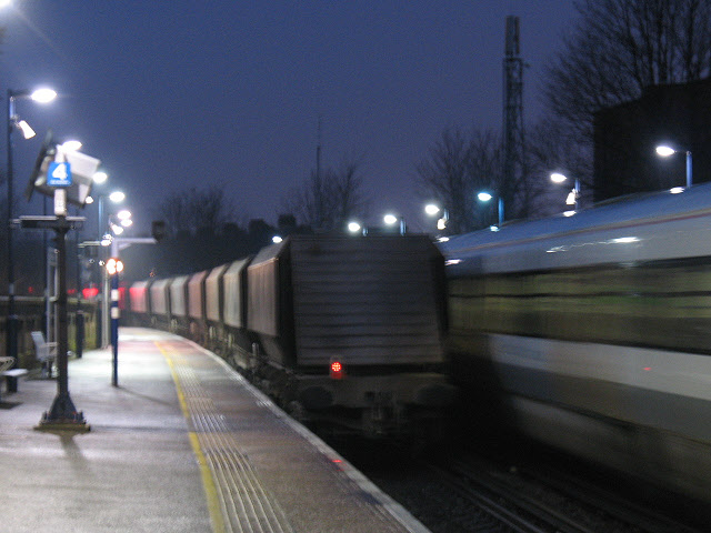 Early morning freight at Charlton
