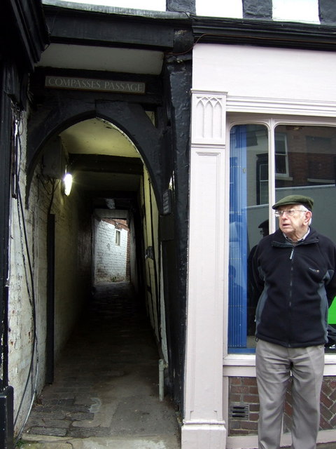 The shuts and passages of Shrewsbury: Compasses Passage