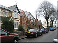 Approaching Worthing Baptist Church at the junction of Cambridge Road and Christchurch Road