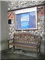 Seat outside Worthing Baptist Church