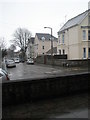 Looking from Worthing Baptist Church across Christchurch Road into Wenban Road