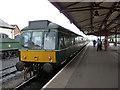 Class 115 DMU at Minehead station