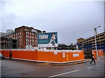 SU4112 : The Gantry building site, by Blechynden Terrace by Christine Johnstone