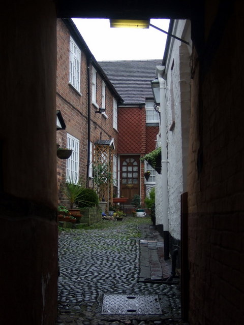 The shuts and passages of Shrewsbury: Drapers Court
