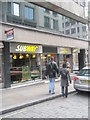 Subway at the bottom of Fish Street Hill