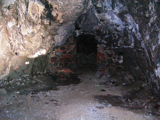 Inside Snib Torbet's Cave